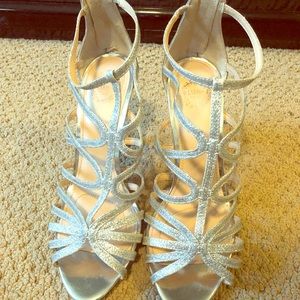 I.Miller Silver Heels - never worn, still in box!